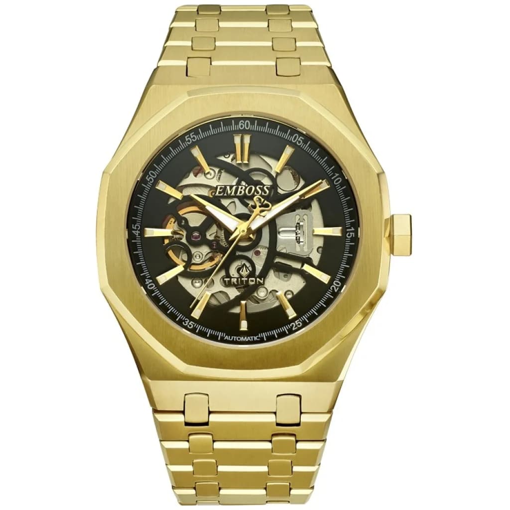 שעון Emboss Triton Automatic EMTRMUYGYMY000 לגברים