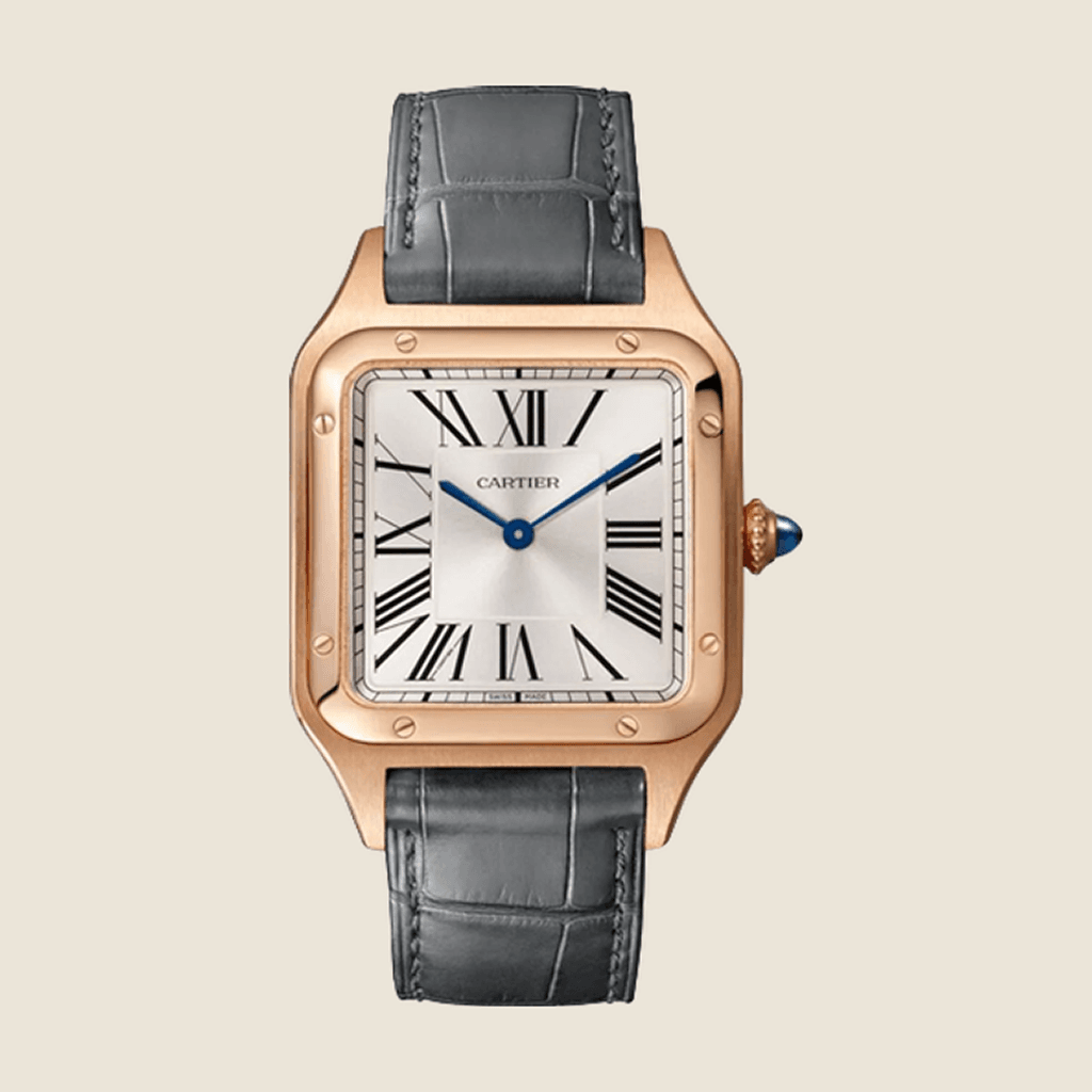 שעון Cartier Santos-Dumont Rose Gold wgsa0021 לגבר
