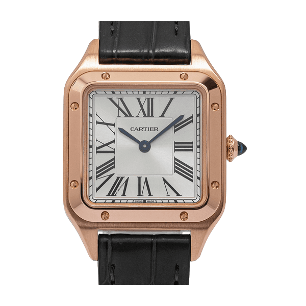 שעון Cartier Santos-Dumont Small WGSA0022 לנשים — רוז גולד, קוורץ | Dialoria