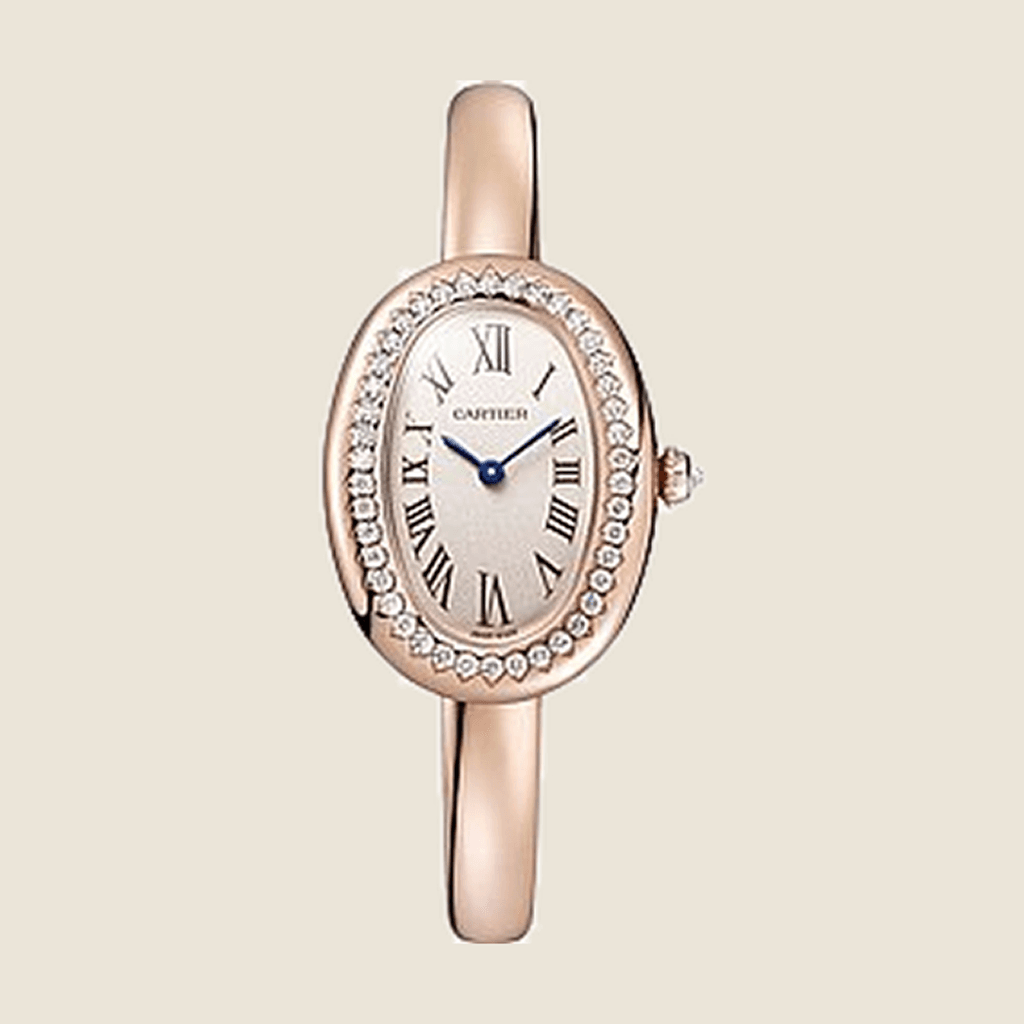 שעון Cartier Baignoire Rose Gold Diamond WJBA0045 לאישה