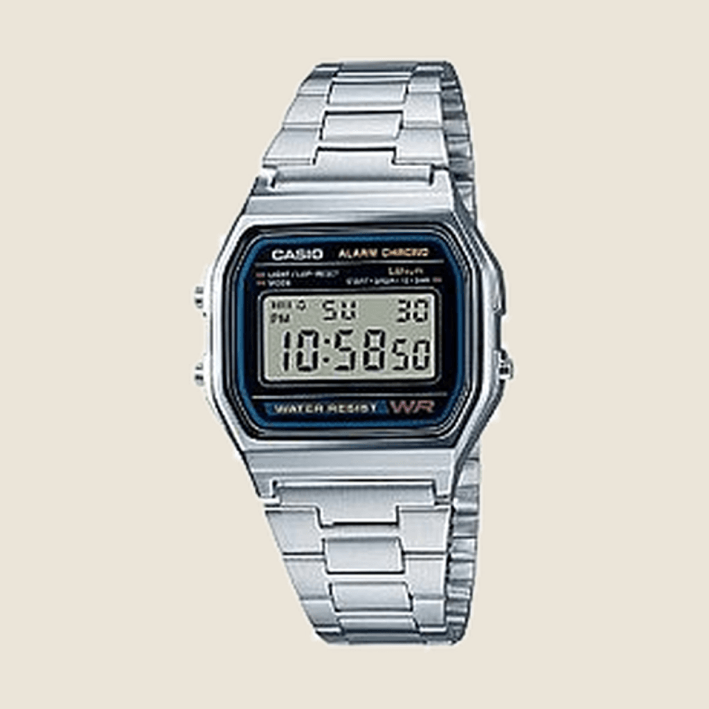 שעון Casio A158WA-1DF ליוניסקס — A158WA-1DF | Dialoria