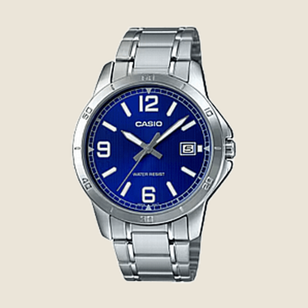 שעון Casio MTP-V004D-2BU לגברים — MTP-V004D-2BU | Dialoria