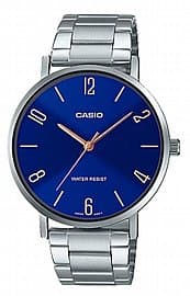 שעון Casio MTP-VT01D-2B2UDF לגברים — MTP-VT01D-2B2UDF | Dialoria