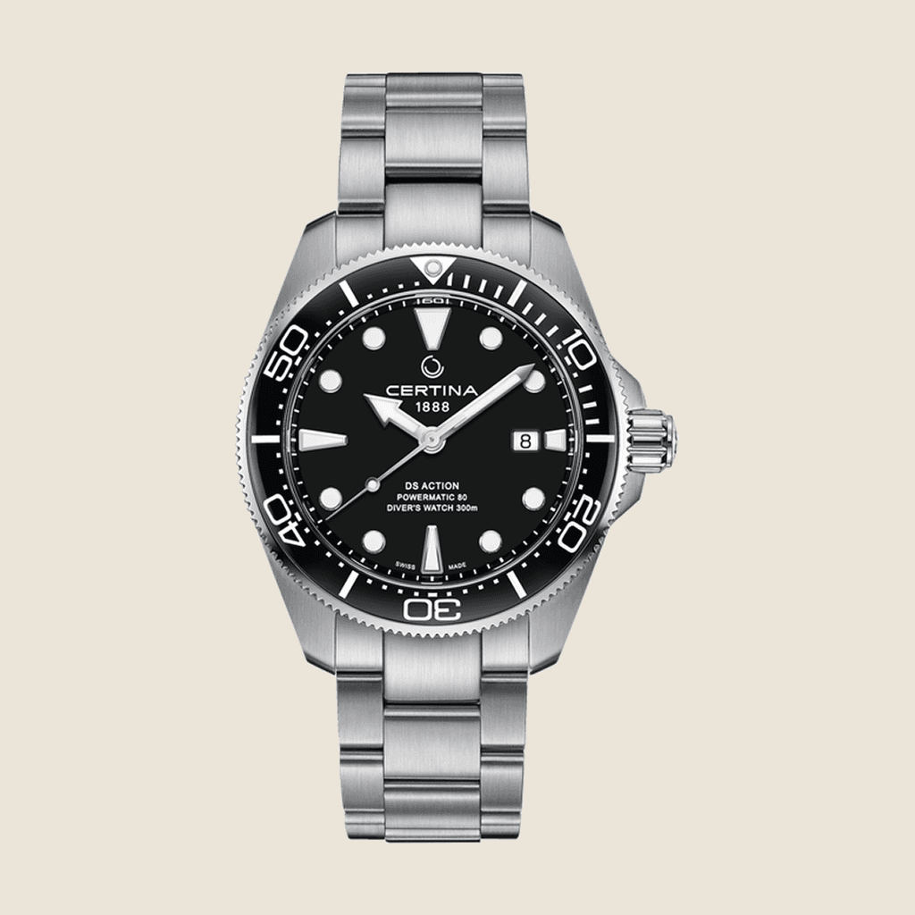 שעון Certina DS Action Diver 43mm Powermatic 80 CR-0326071105100 לגברים