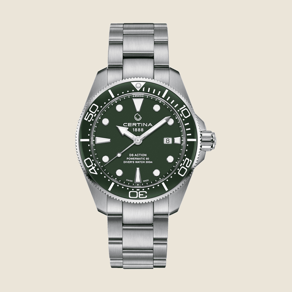 שעון Certina DS Action Diver 43mm Powermatic 80 CR-0326071109100 לגברים