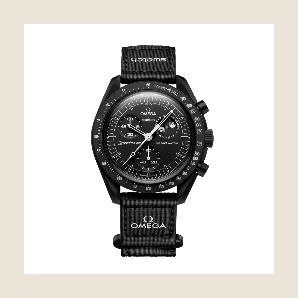 Omega x Swatch MoonSwatch Mission to Moonphase - Snoopy Black