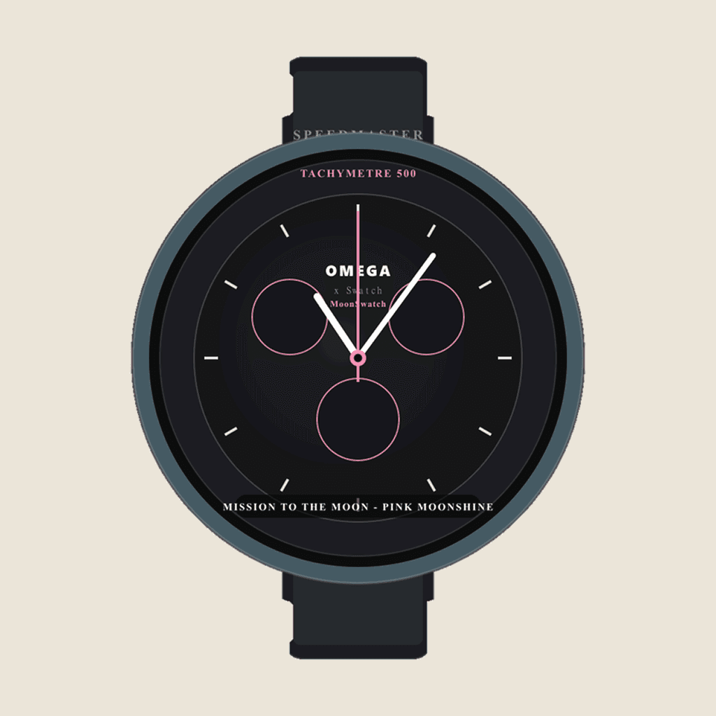 Omega x Swatch MoonSwatch Mission to the Moon - Pink Moonshine