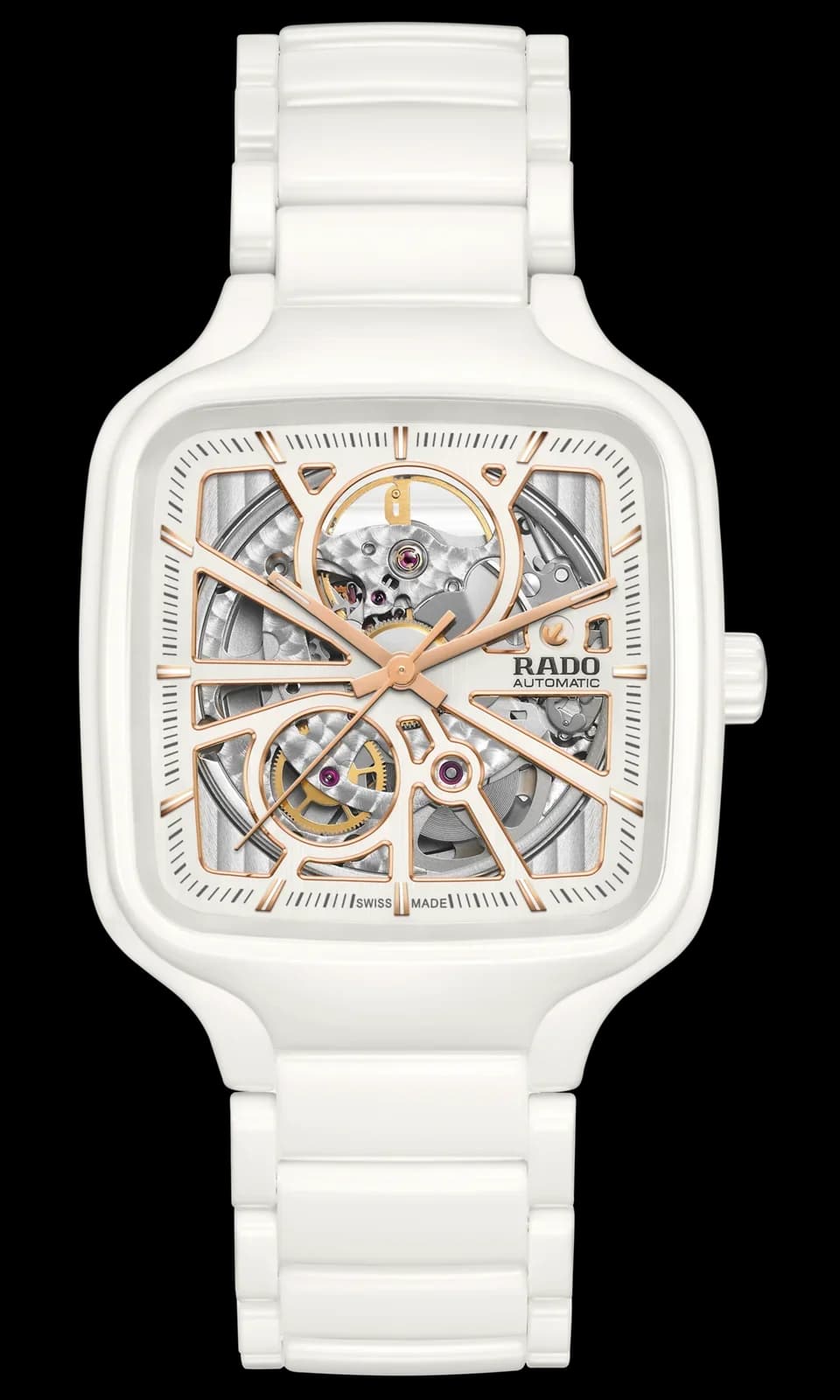 שעון יוניסקס Rado True Square Automatic Open Heart R27073012