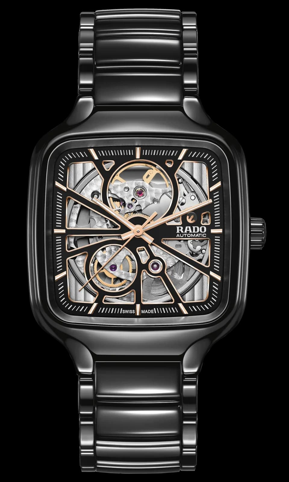 שעון יוניסקס Rado True Square Automatic Open Heart R27086162