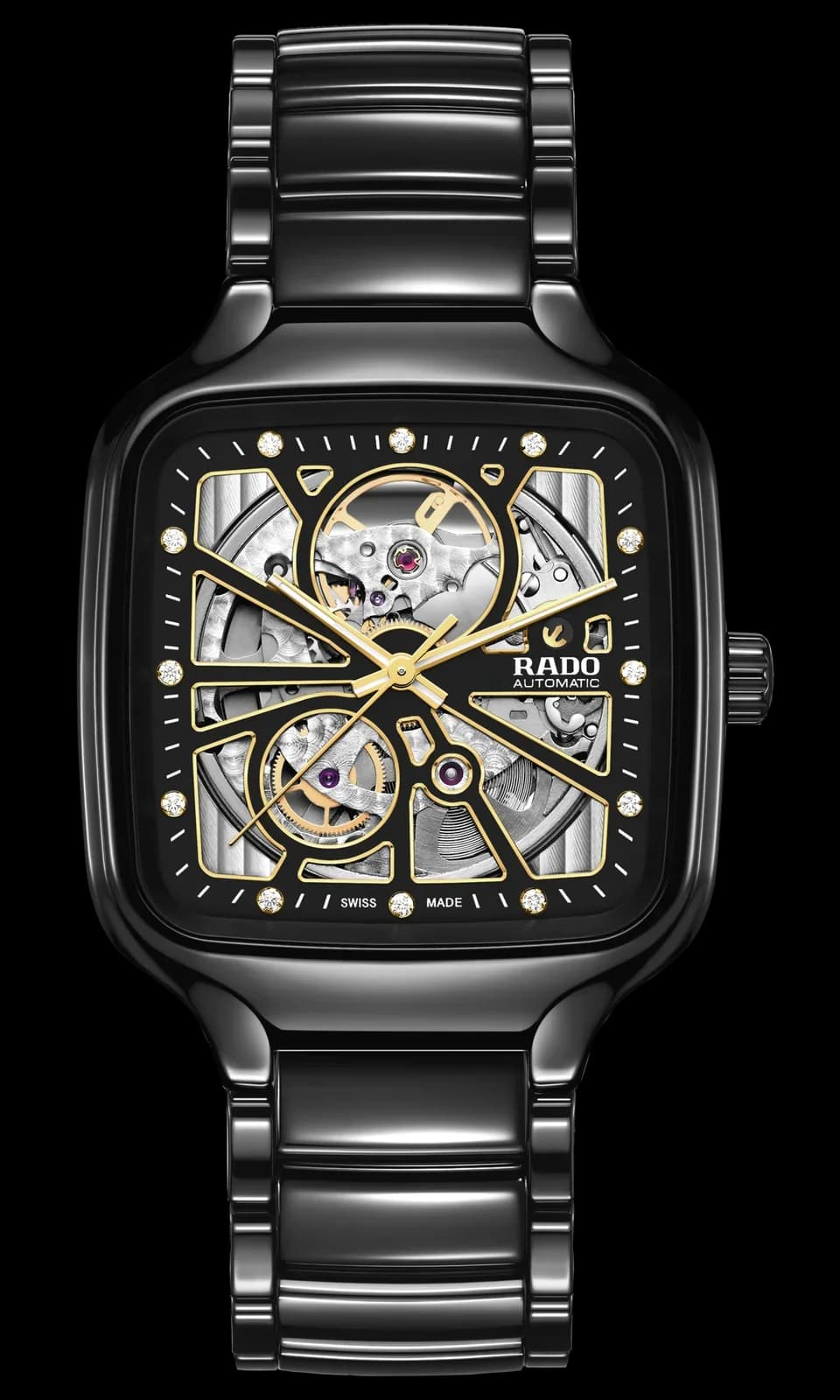 שעון יוניסקס Rado True Square Automatic Open Heart R27086712