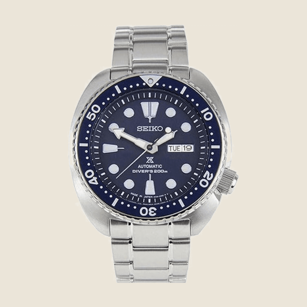 שעון Seiko Prospex Turtle SRP773J1 לגברים — אוטומטי, לוח כחול, 200m | Dialoria