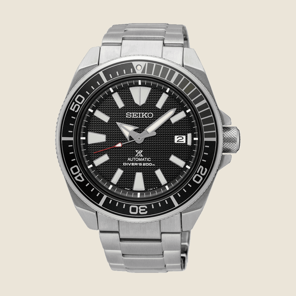 שעון Seiko Prospex Samurai SRPB51K1 — אוטומטי, צלילה 200m, לוח שחור | Dialoria