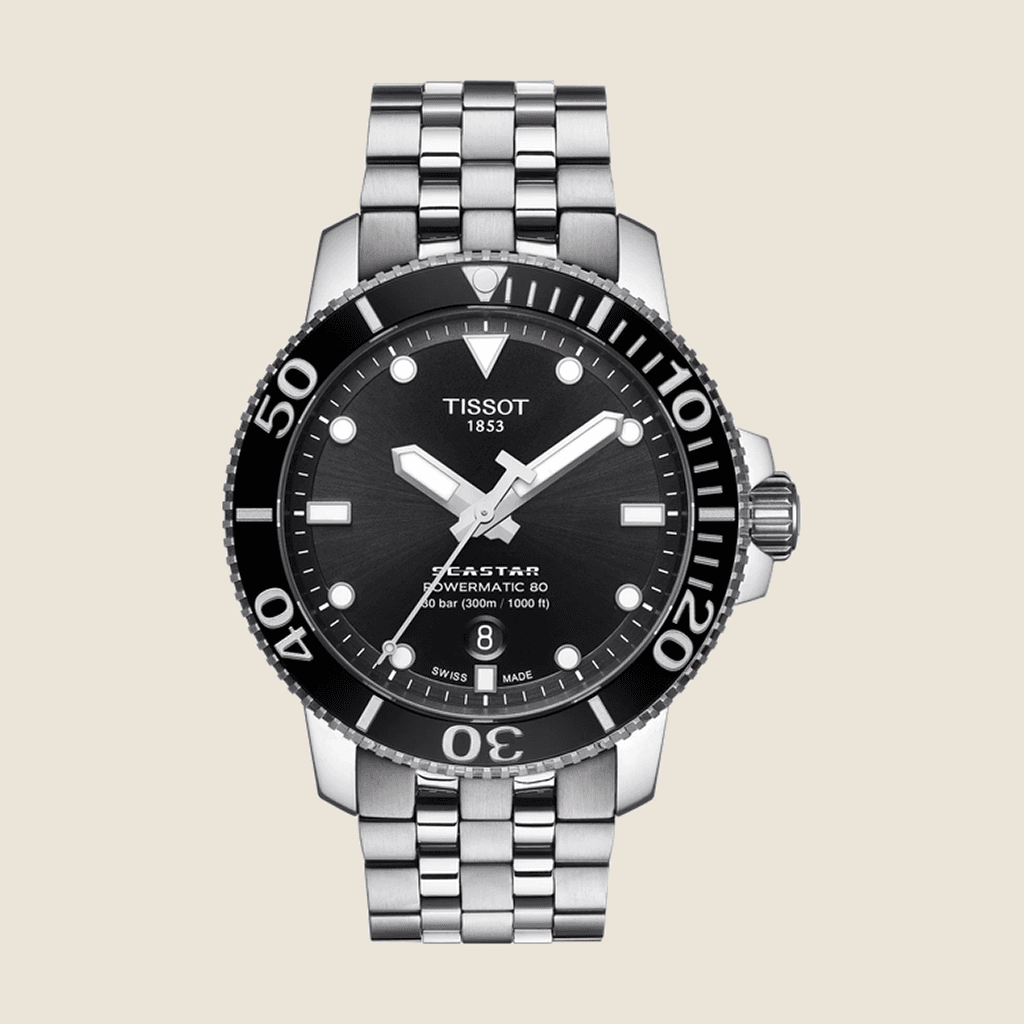 שעון Tissot Seastar 1000 Powermatic 80 T120.407.11.051.00 לגברים — אוטומטי, 300m | Dialoria