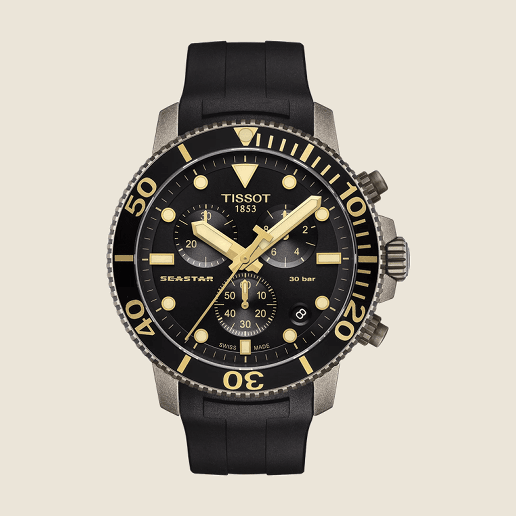 שעון Tissot Seastar 1000 Powermatic 80 T120.417.37.051.01 לגברים — Rose Gold PVD, אוטומטי 300m | Dialoria