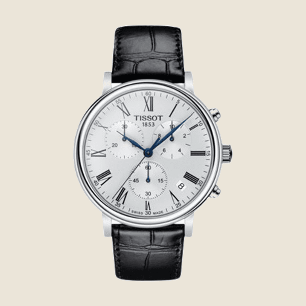 שעון Tissot Carson Premium T122.417.16.033.00 — כרונוגרף שוויצרי, Sapphire | Dialoria